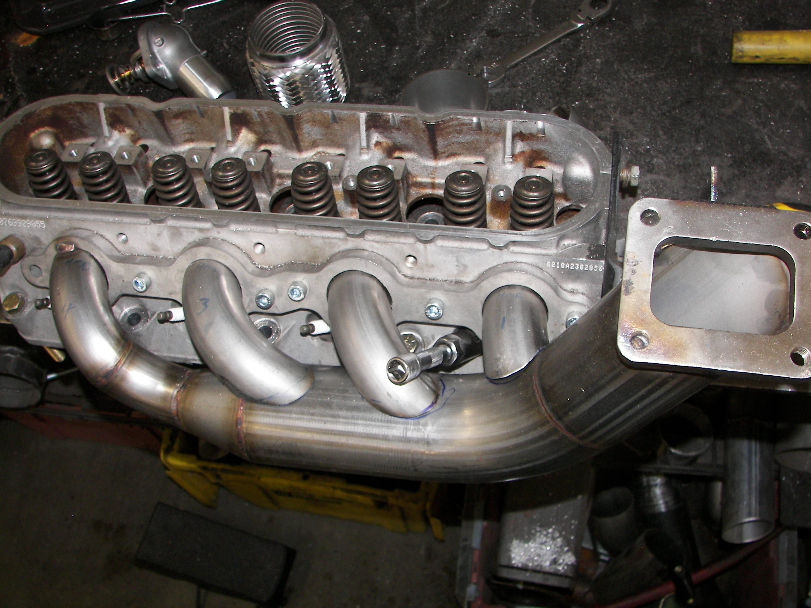 Custom fabricated turbo manifold Fast Specialties Performance Auto