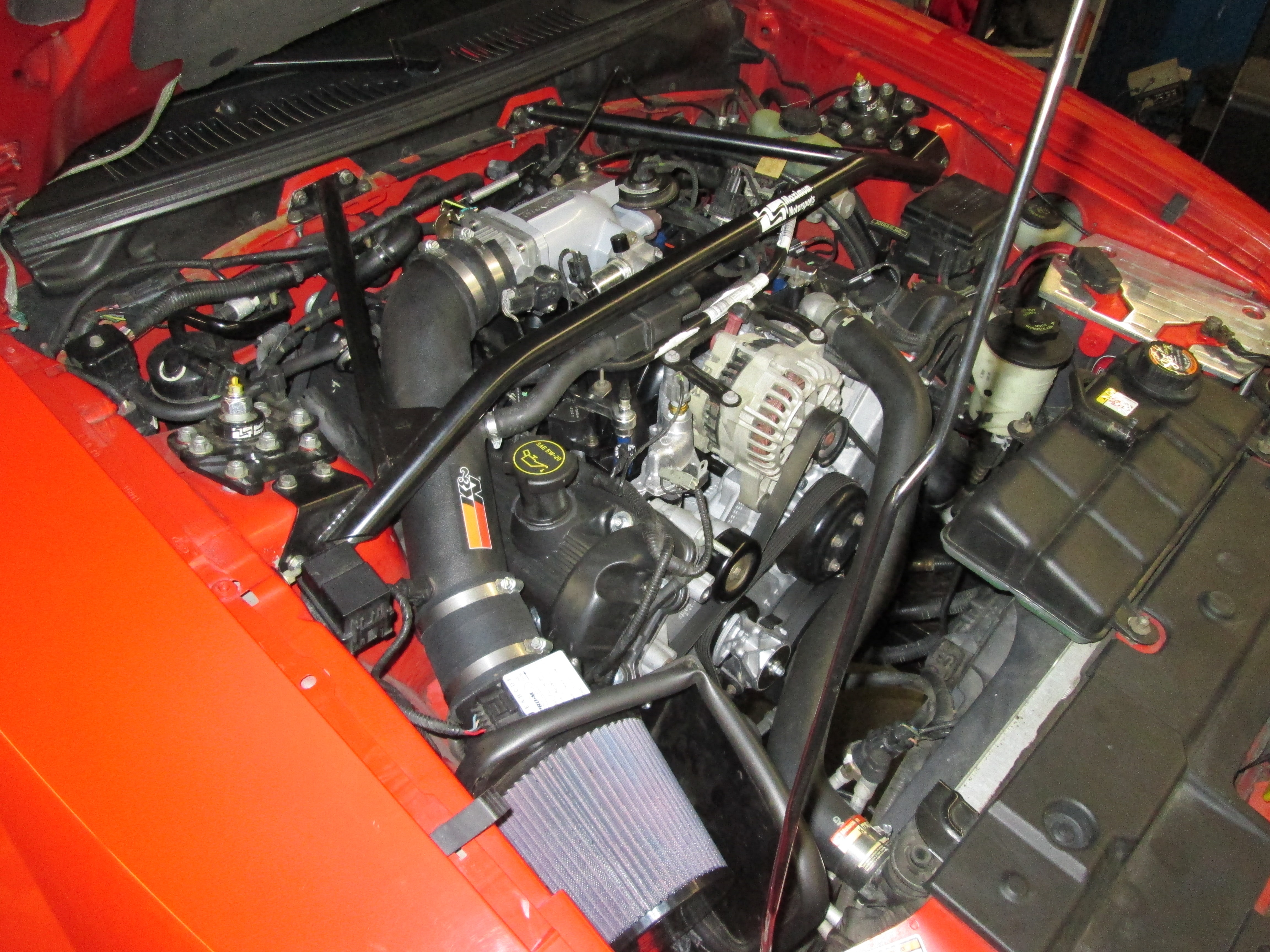 Mustang GT with intake upgrades