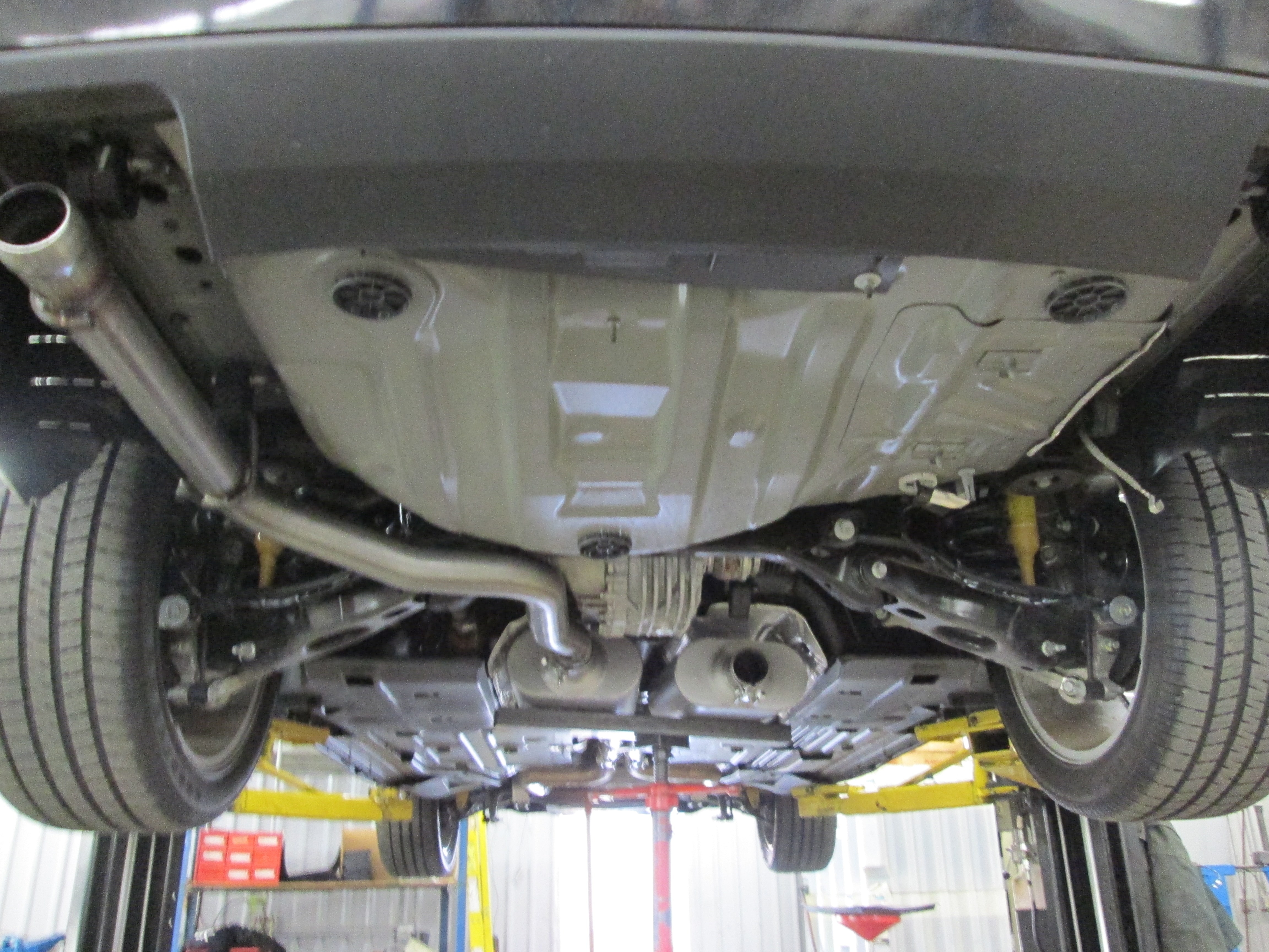 Dodge Challenger exhaust - Fast Specialties - Performance Auto Body